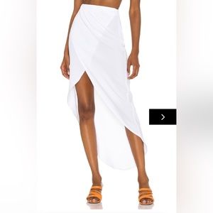 Designer midi- White- size M